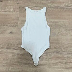 Babaton White Bodysuit L